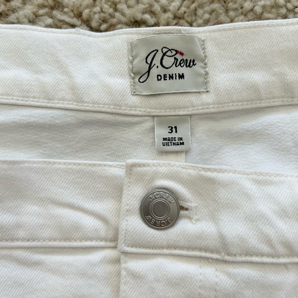 J. Crew white denim shorts - Picture 4 of 5